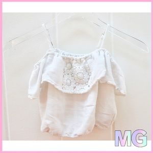 🛒 Girls Art Class Floral Flow Crop Top Sz 6/6X 🎨